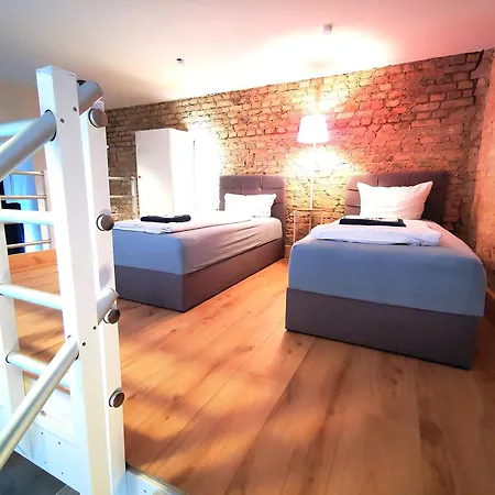 Apartment Sc 00 Loft By Rockchair L Superhost Status L Unique & Style Loft 230 Sqm 2 Floors Tablefootball Tabletennis 3 Bathrooms Boxspringbeds Welcomes You!