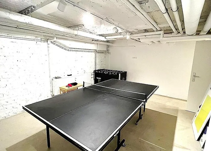 Apartament Sc 00 Loft By Rockchair L Superhost Status L Unique & Style Loft 230 Sqm 2 Floors Tablefootball Tabletennis 3 Bathrooms Boxspringbeds Welcomes You! *