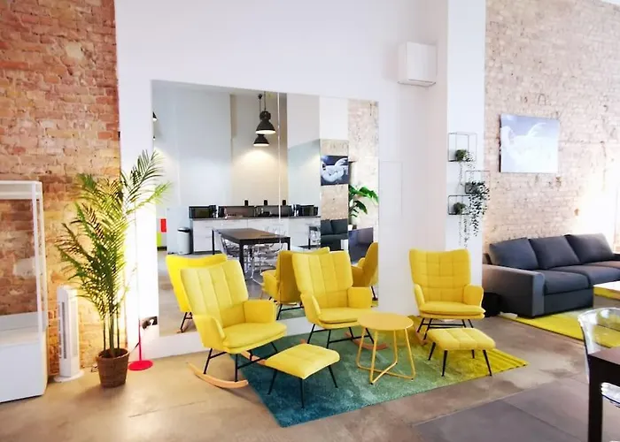 Apartment Sc 00 Loft By Rockchair L Superhost Status L Unique & Style Loft 230 Sqm 2 Floors Tablefootball Tabletennis 3 Bathrooms Boxspringbeds Welcomes You! *