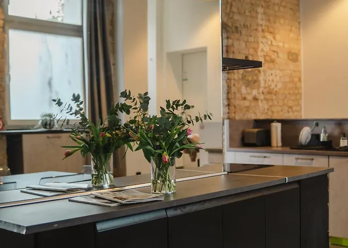 Apartament Sc 00 Loft By Rockchair L Superhost Status L Unique & Style Loft 230 Sqm 2 Floors Tablefootball Tabletennis 3 Bathrooms Boxspringbeds Welcomes You! *